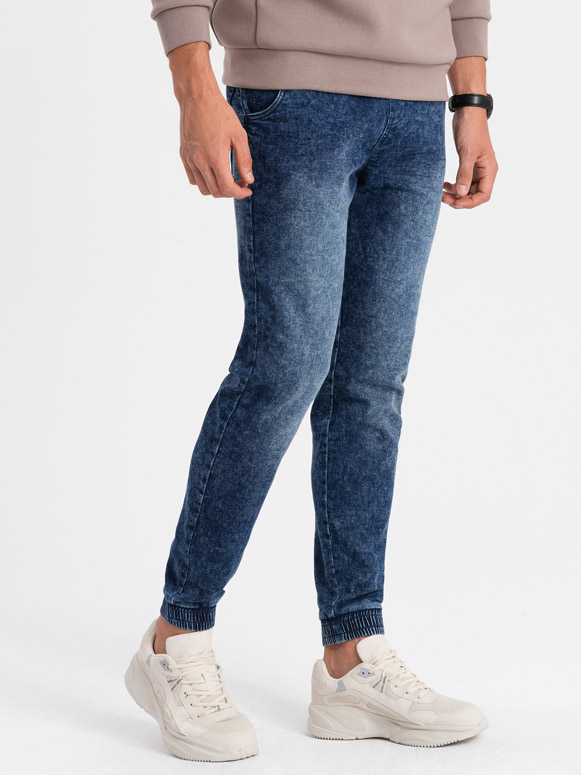Spodnie męskie jeansowe OM-PADP-0133 jeans L defekt