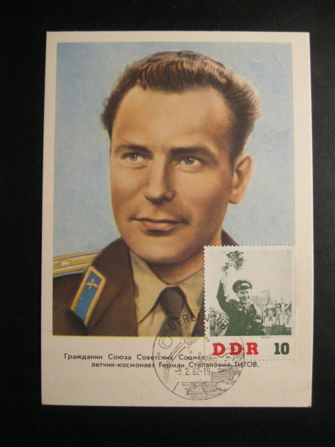Kosmonauta z Rosja Herman Titow z 1961 r.