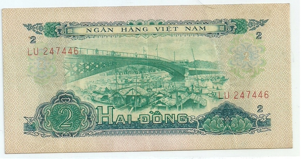 Wietnam południowy, 2 dongi, 1966
