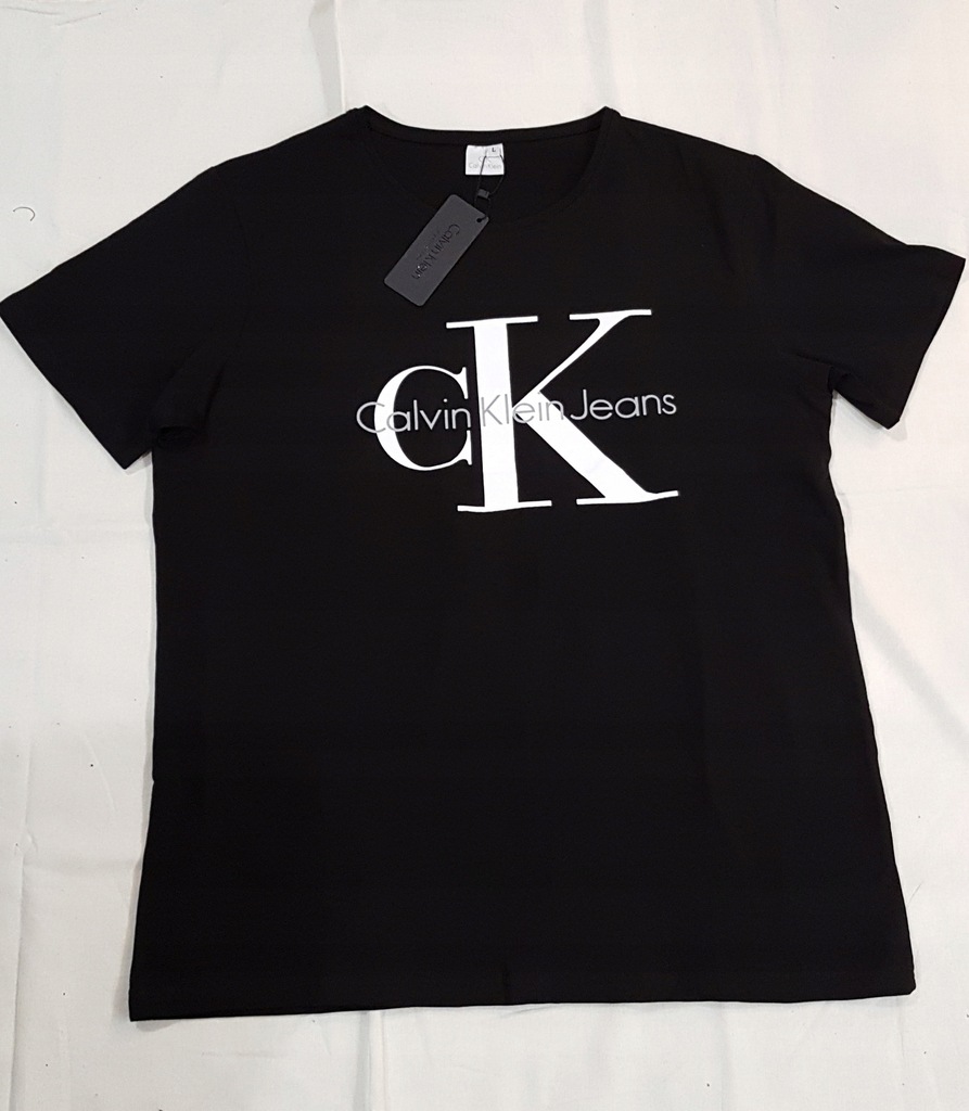 T-shirt CALVIN KLEIN męski XXL nowy czarny (19)