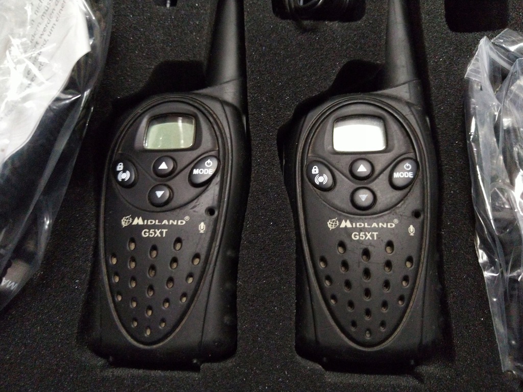 Radiotelefon (krótkofalówka) Midland G5XT walizka