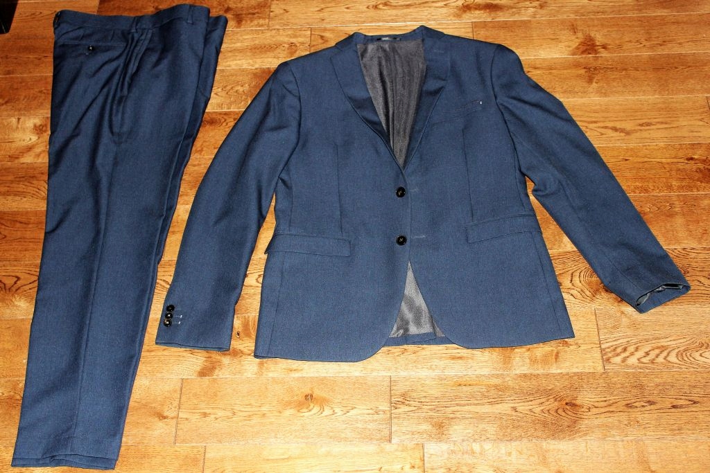 Nowy garnitur ZARA Suit Collection tailored fit - 7792134918 - oficjalne  archiwum Allegro