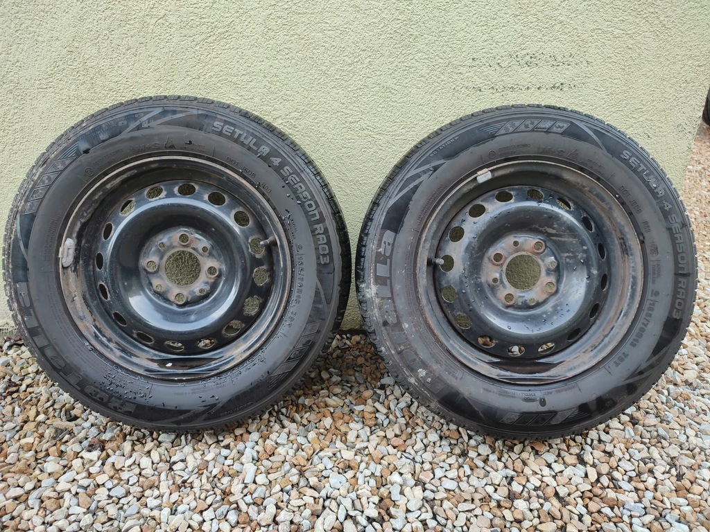 koła fiat para 4x98 panda, sei itp lato/zima r. opony 165/70/13 2022 r.