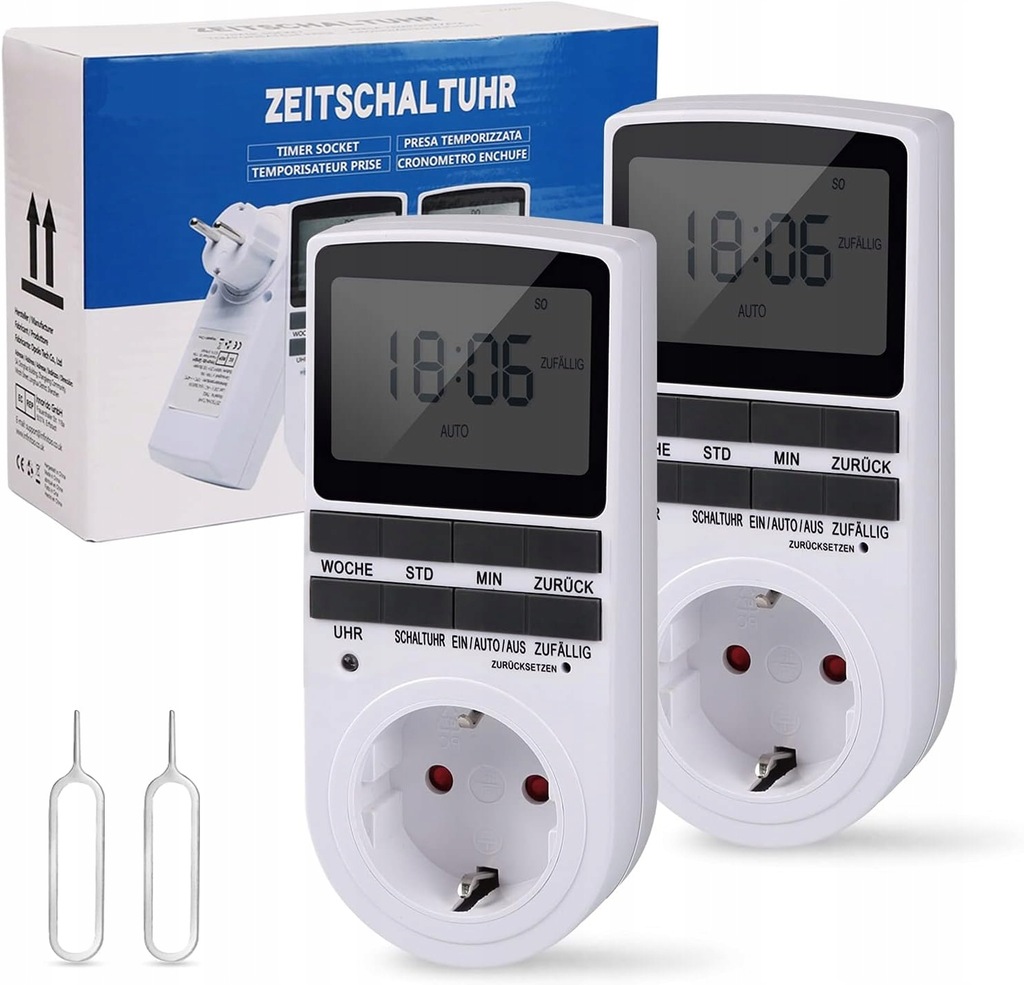 4x Programator czasowy AULAYA TM02 Timer 4szt