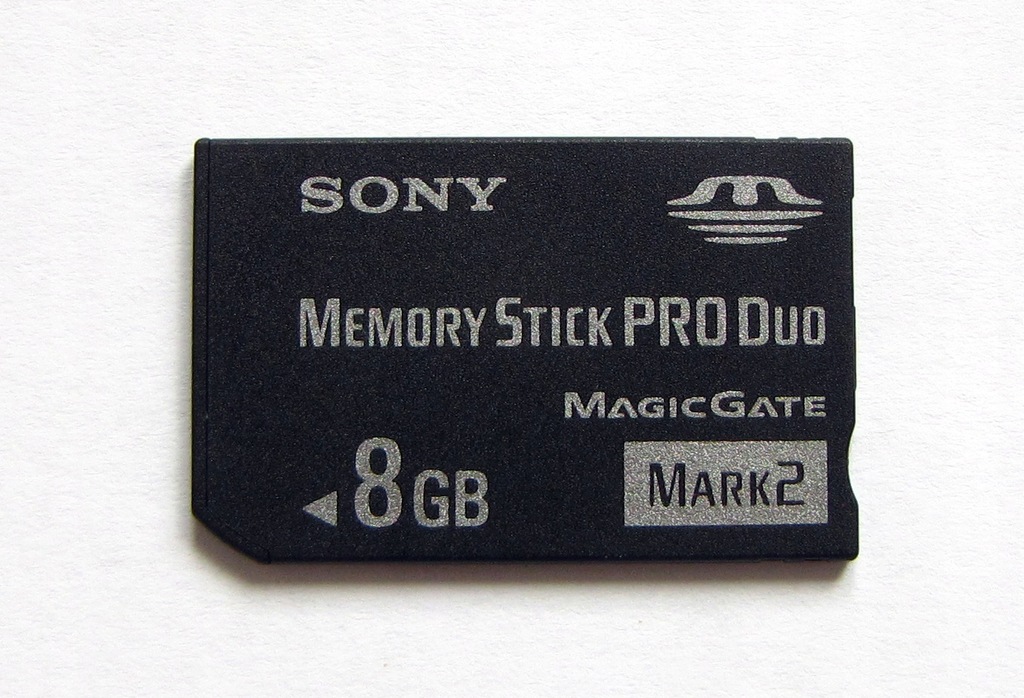 KARTA PAMIĘCI SONY 8GB MEMORY STICK PRO DUO MARK2