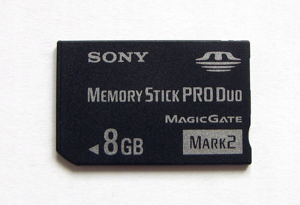 KARTA PAMIĘCI SONY 8GB MEMORY STICK PRO DUO MARK2 12367975358