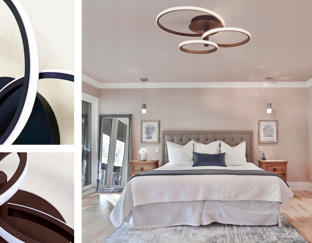 Купить ПЛАФОН кольцевой потолочный светильник, светодиодная люстра 55Вт ...