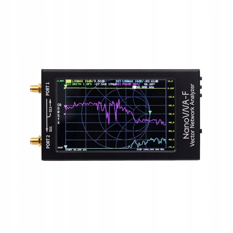 Купить Антенный анализатор NanoVNA F +RF DEMO 0,5–1500 МГц: отзывы, фото, характеристики в интерне-магазине Aredi.ru