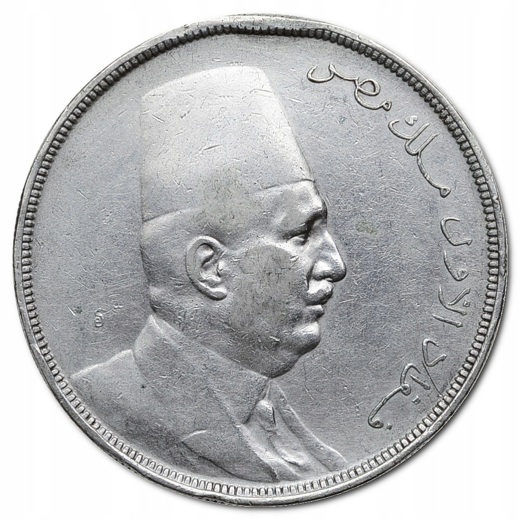 24.EGIPT, FUAD, 20 PIASTRÓW 1923