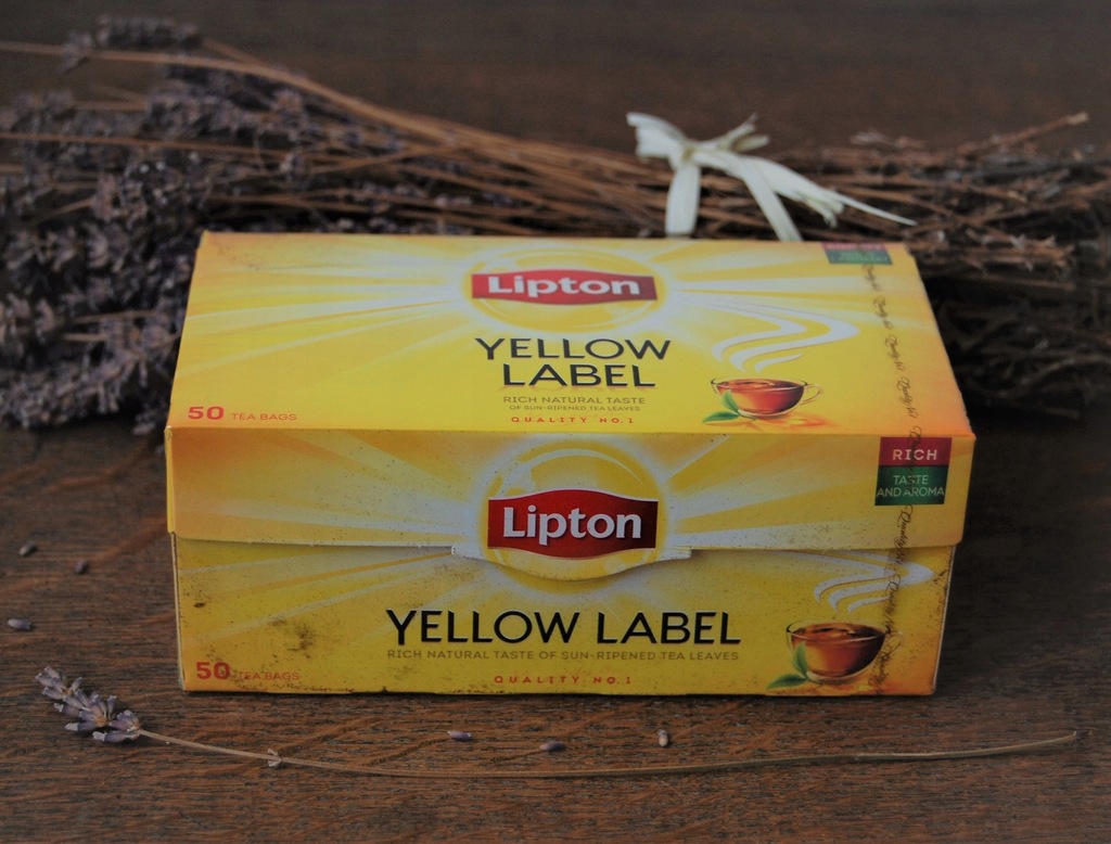 Herbata Lipton Yellow Label czarna 100g 50szt.
