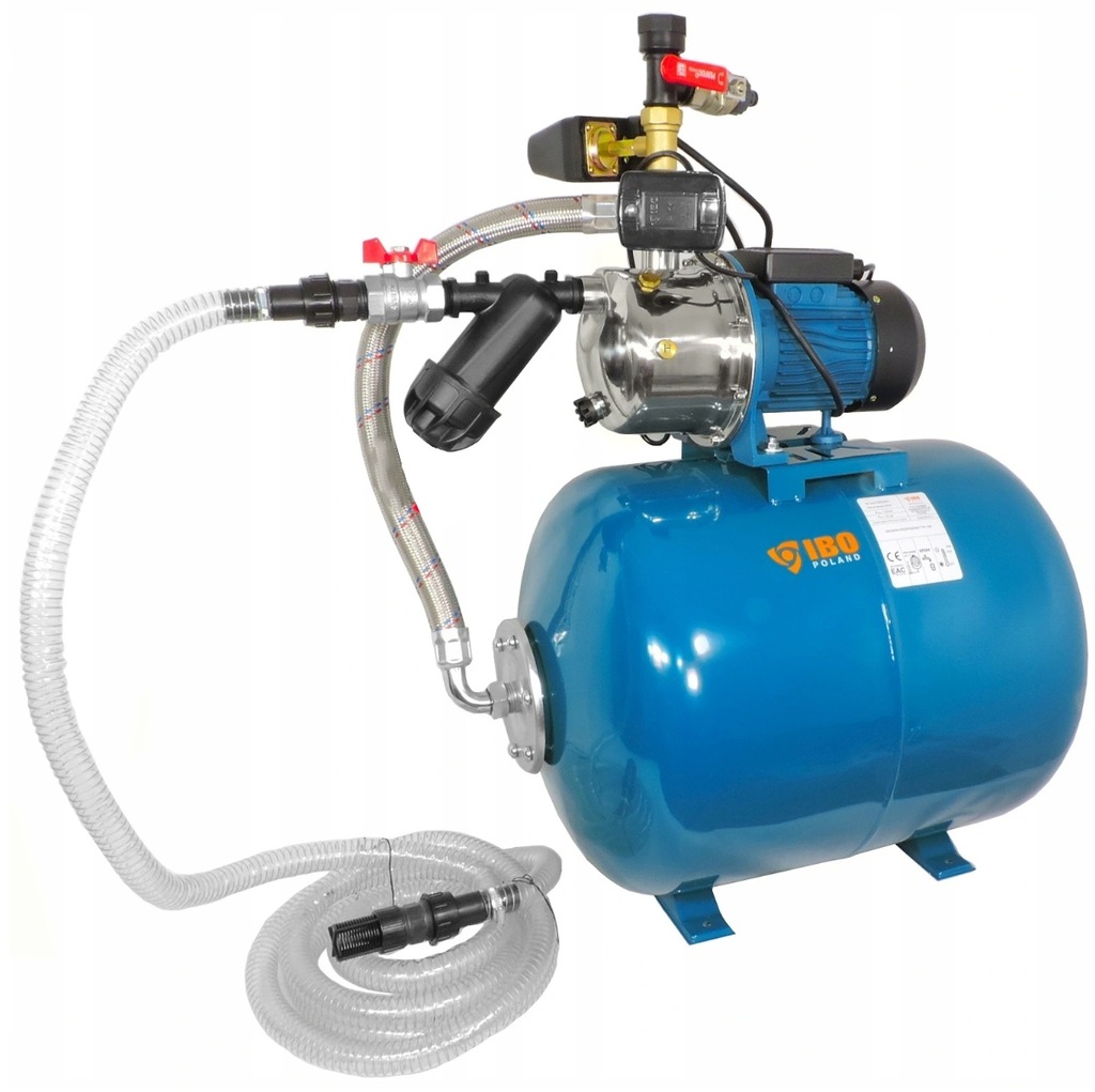 KOMPLETNY HYDROFOR 50L + POMPA AJ 50/60 ZESTAW IBO