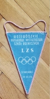 WOJEWÓDZKIE MSR i LZS STARGARD 1974 - proporczyk