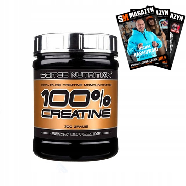 SCITEC 100% CREATINE 300g KREATYNA MONOHYDRAT MASA