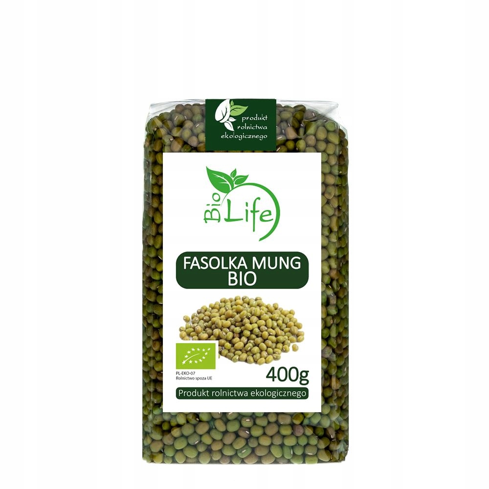 Fasolka Fasola Mung Bio Eko 400g Biolife