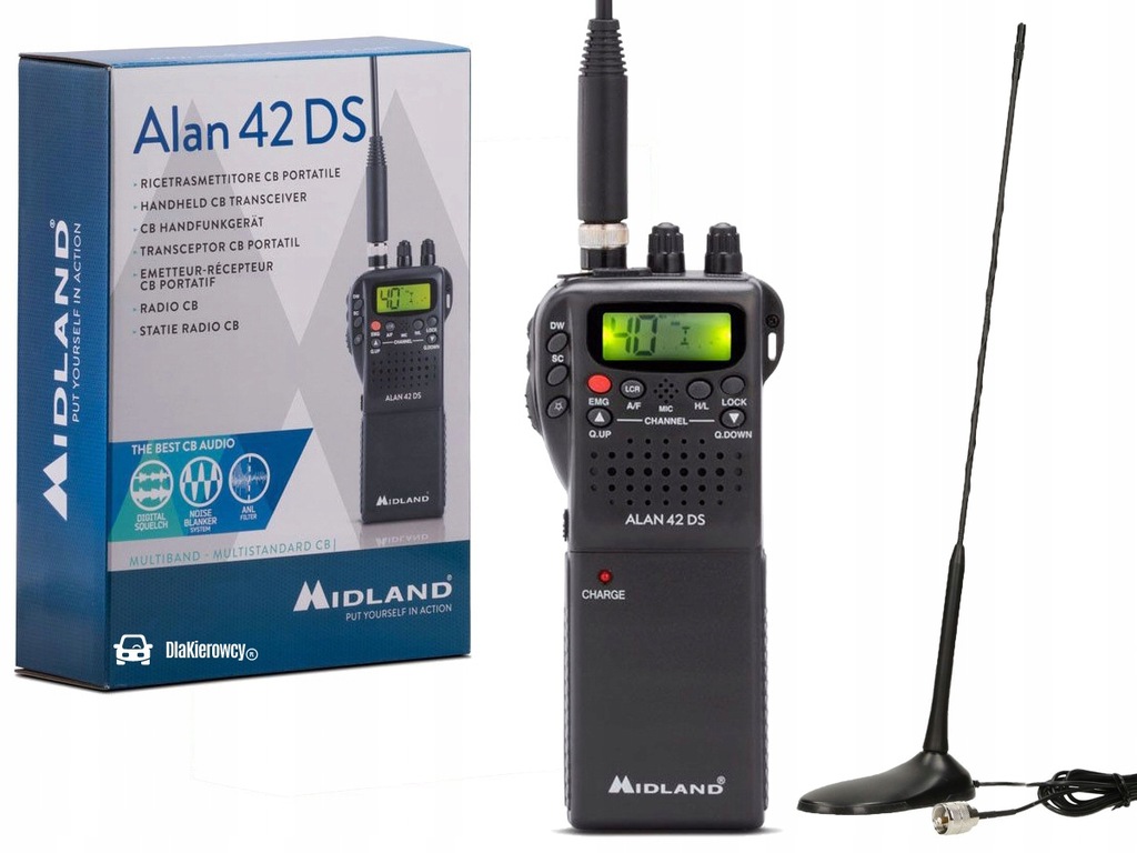 Купить Радиостанция Alan CB, портативная радиостанция + антенна X7H ZT8: отзывы, фото, характеристики в интерне-магазине Aredi.ru