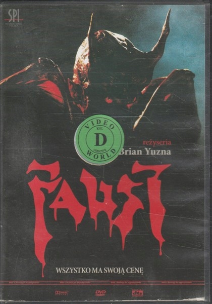 Faust DVD Brian Yuzna