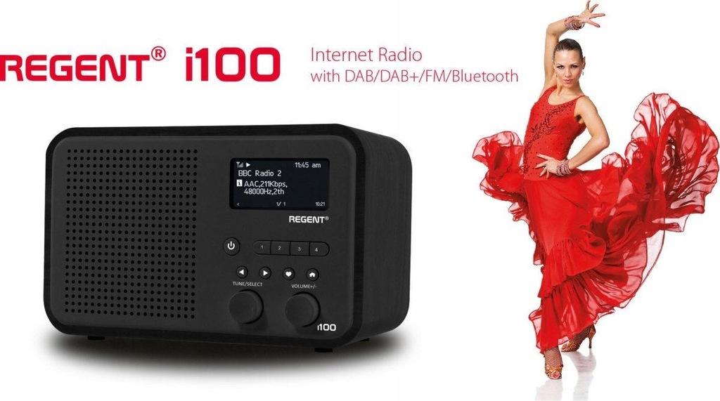 Radio internetowe Ferguson Regent i100 z DAB/DAB+/