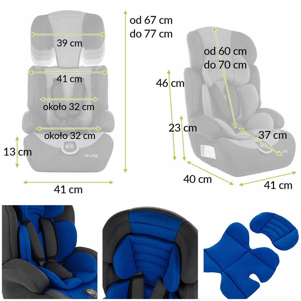 Купить АВТОКРЕСЛО KINDERSAFETY 9-36 КГ N-LINE: отзывы, фото, характеристики в интерне-магазине Aredi.ru