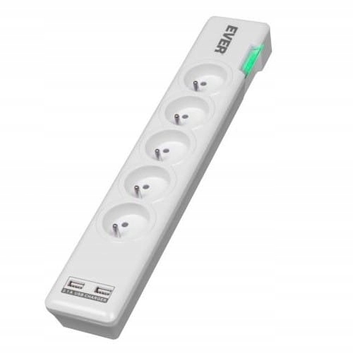 Listwa antyprzepięciowa Ever ELITE USB 1,5m