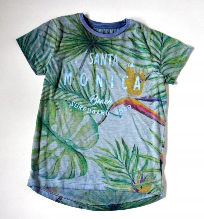 REBEL T-shirt Bluzka 116cm 5-6lat Palmy Egzotic