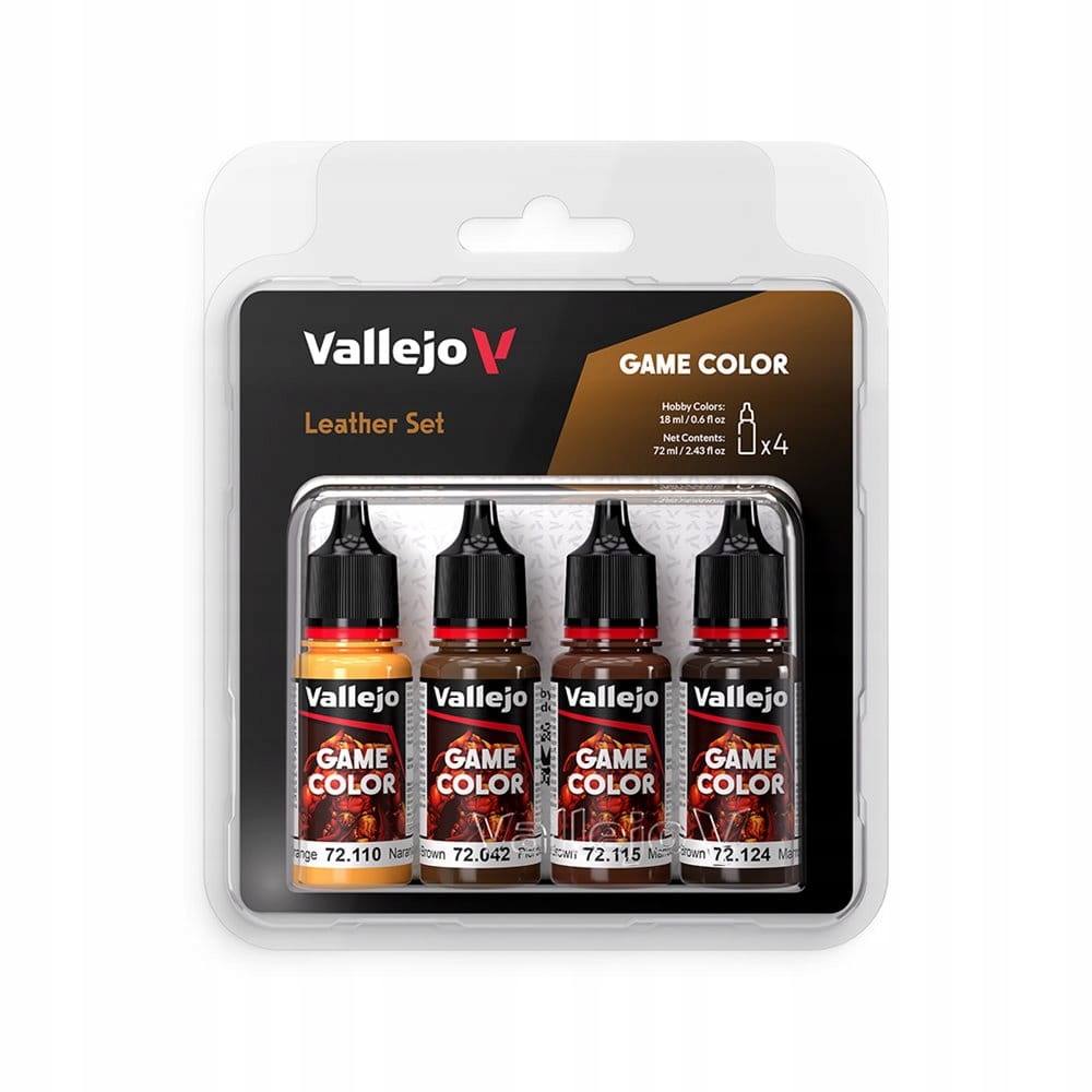 VALLEJO 72385 Game Color Leather Set