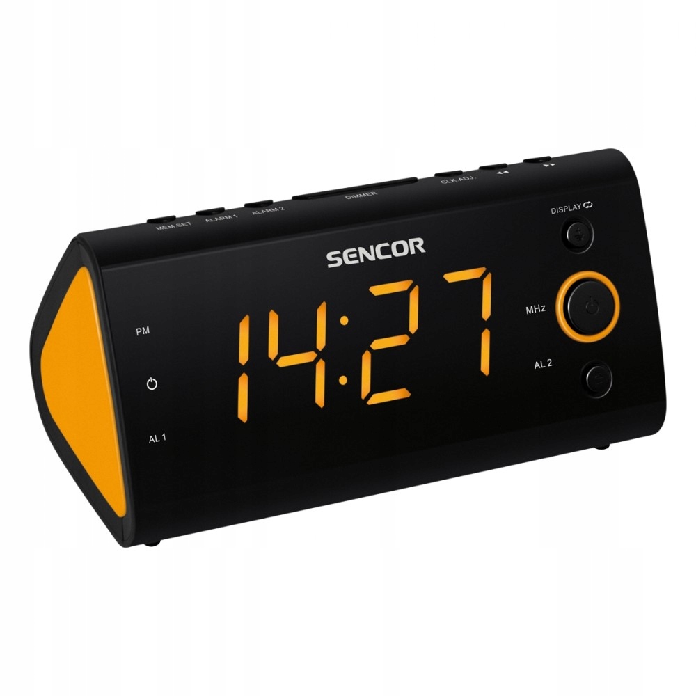 Mały Radiobudzik SENCOR SRC170OR Funkcja Sleep