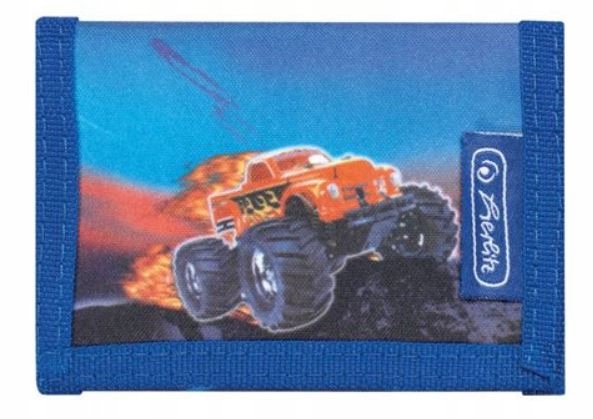 Portfel chłopięcy Herlitz Monster Truck niebieski