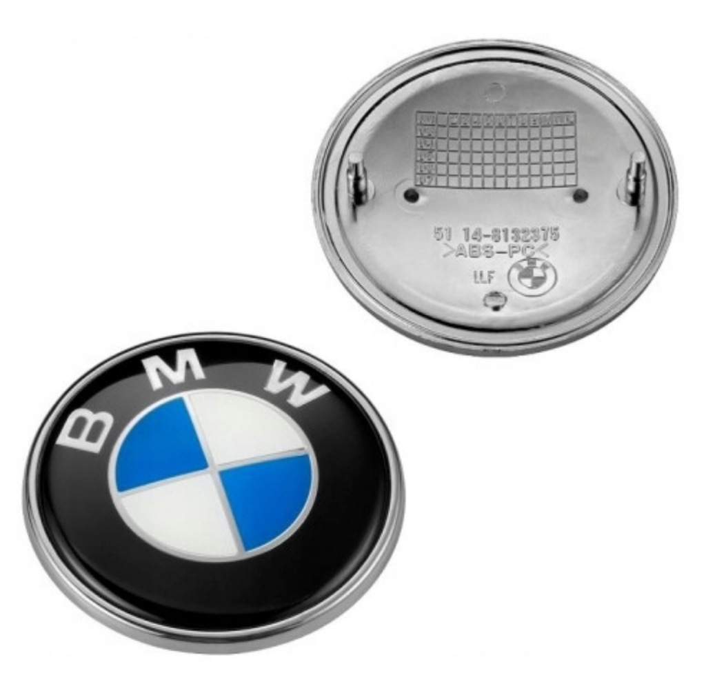 BMW Znaczek emblamat na klapę tył 74mm 8454818728