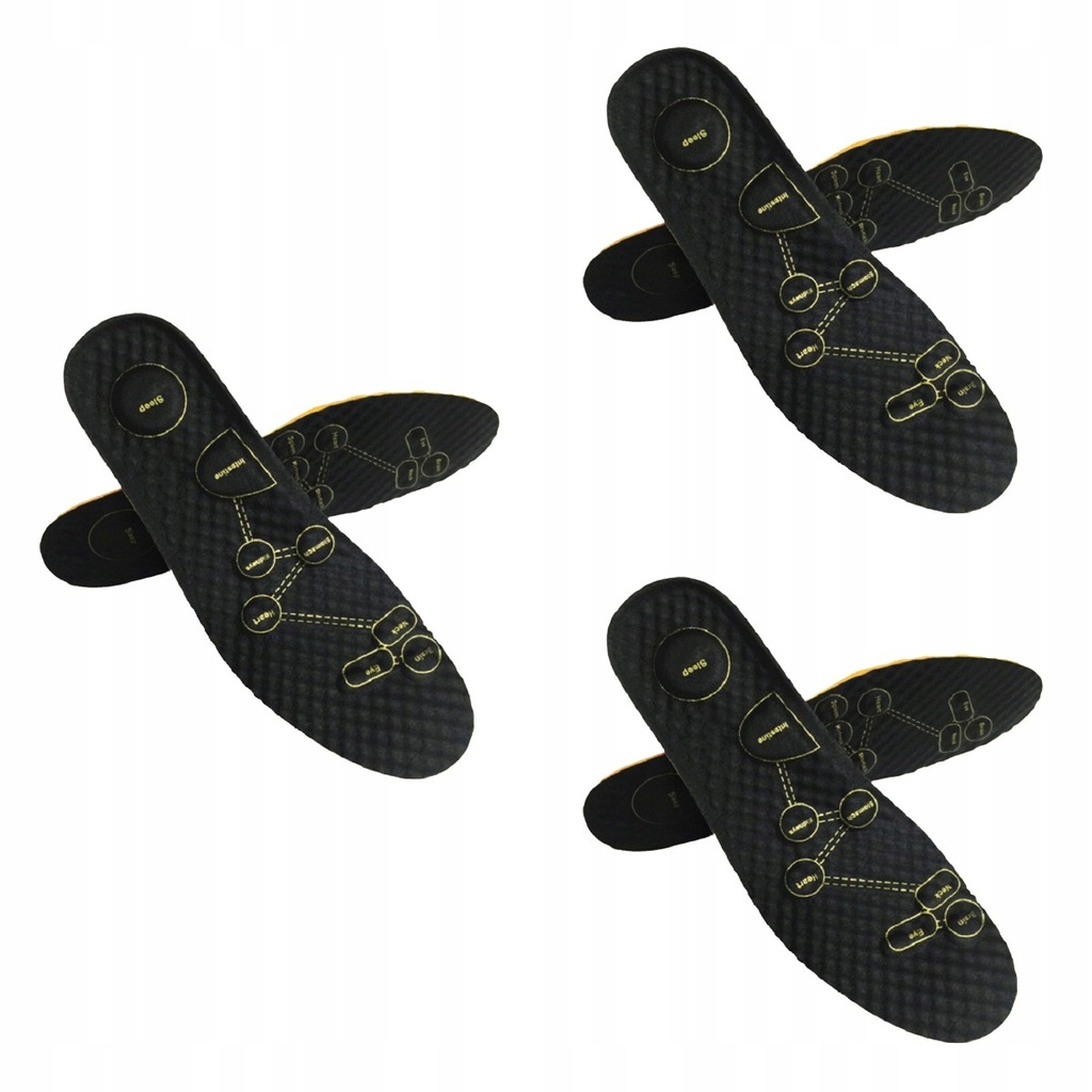 Magnet Massage Insoles Care Running Shoes 3 Pairs