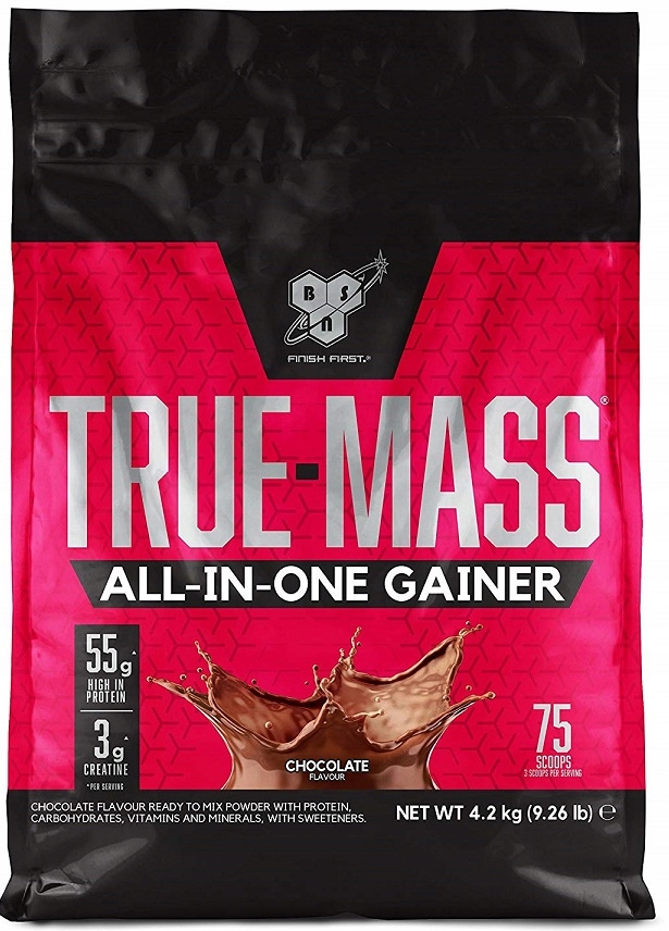 BSN True Mass - 4200g - GAINER - 55g białka -CZEKO