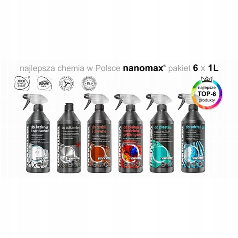 nanomax PROFESSIONAL zestaw TOP-6, 1L