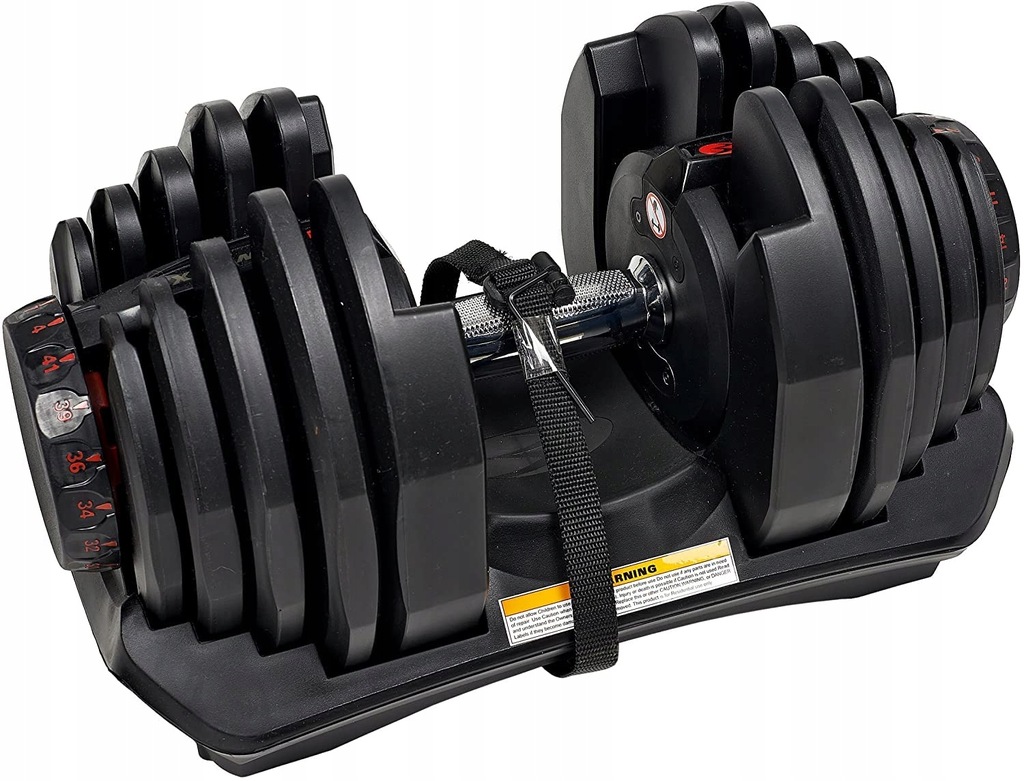 Hantel bitumiczny regulowany Bowflex 1x 40 kg 12463202905 oficjalne archiwum Allegro