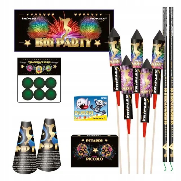 Zestaw Sylwestrowy Triplex BIG PARTY TXR113