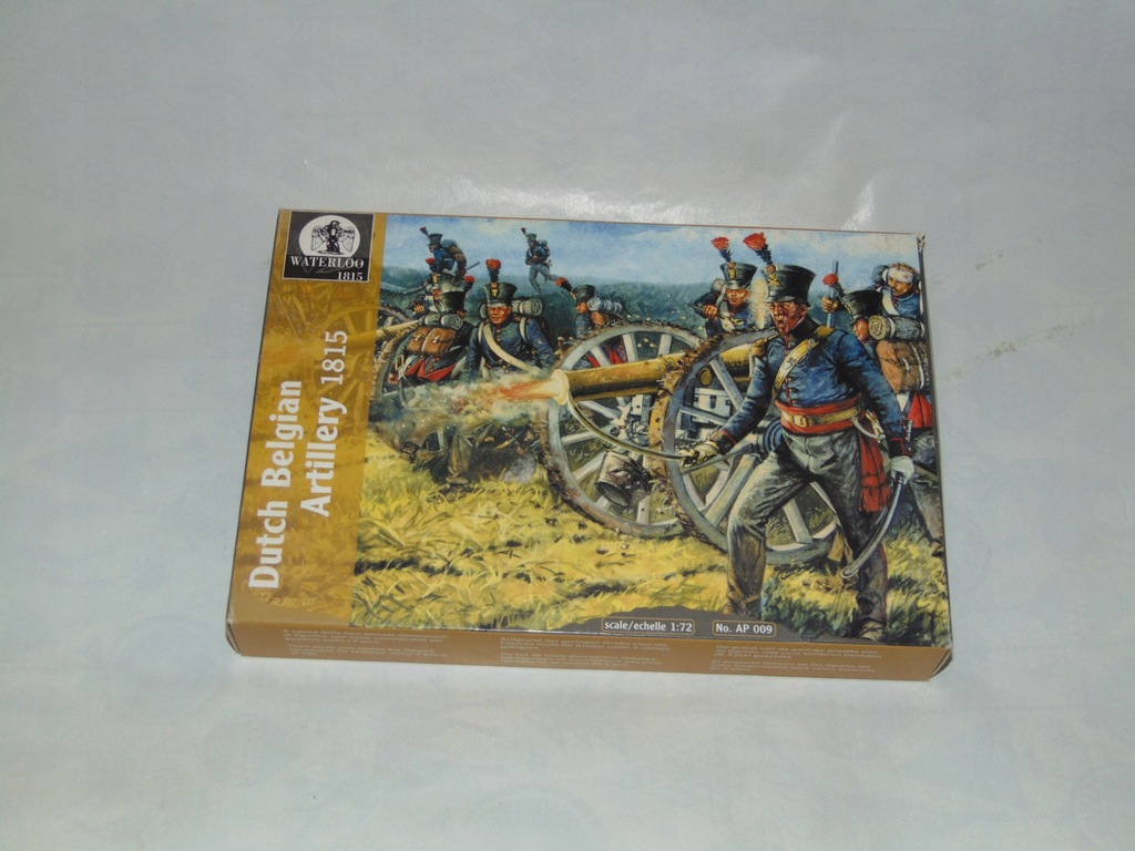 Waterloo 1815-Dutch Belgian Artillery- skala 1/72