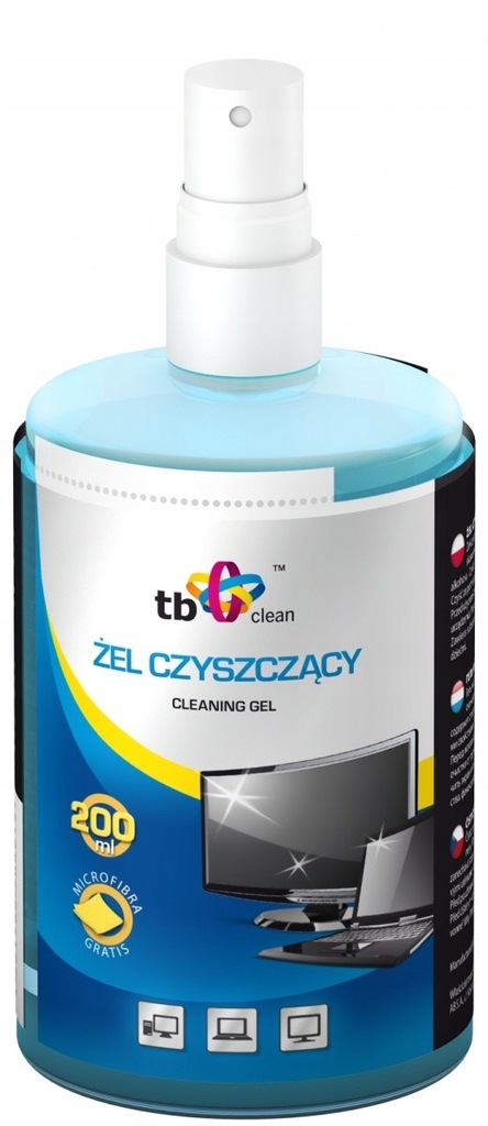 Żel/Płyn czyszczący do ekranów 200 ml +