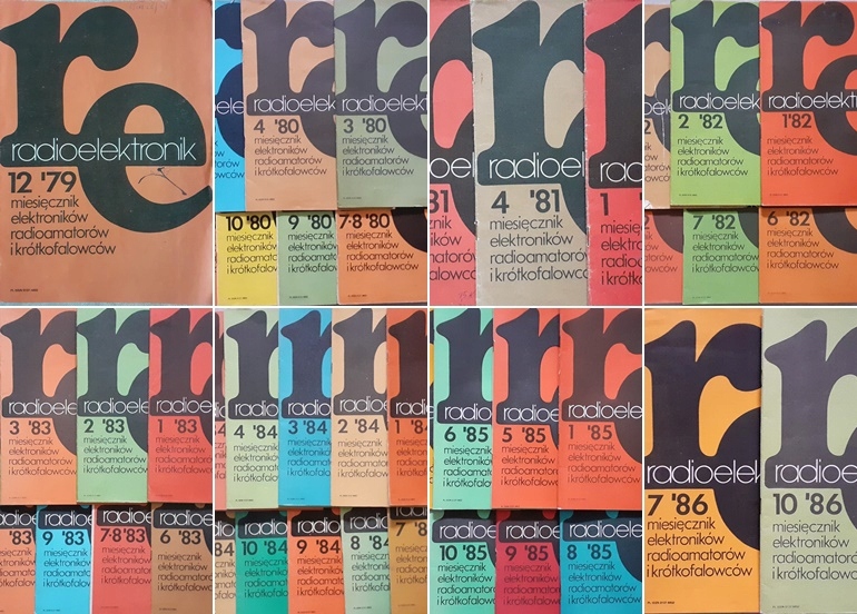 RADIOELEKTRONIK 1979-1986r 51szt!!!