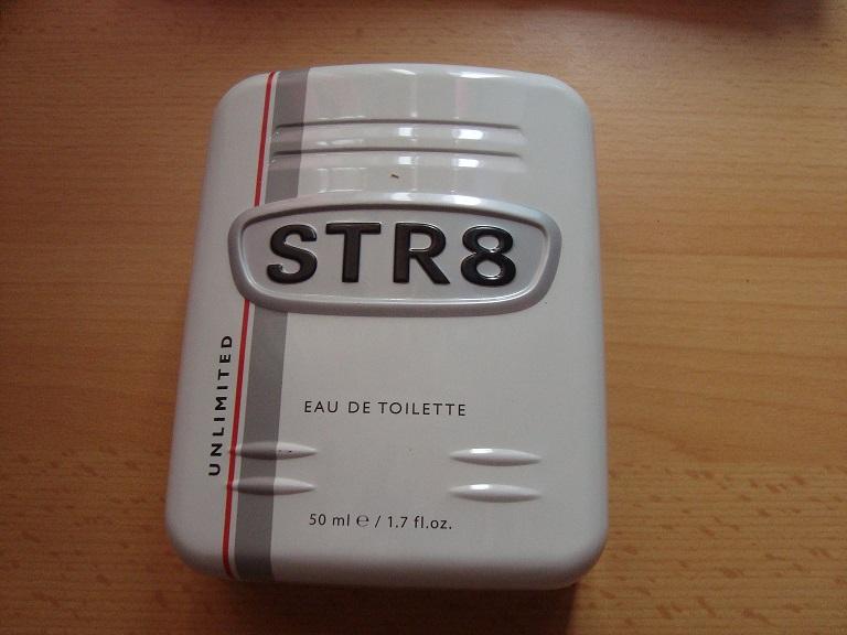 STR8 - metalowe pudełko po męskich perfumach puste