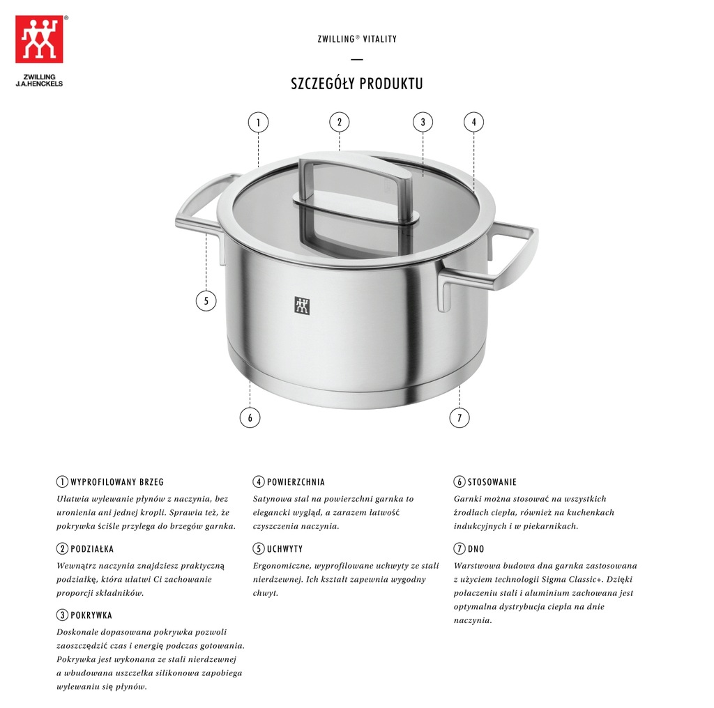 Купить Zwilling Vitality Стальная кастрюля для супов 8 л.: отзывы, фото ...