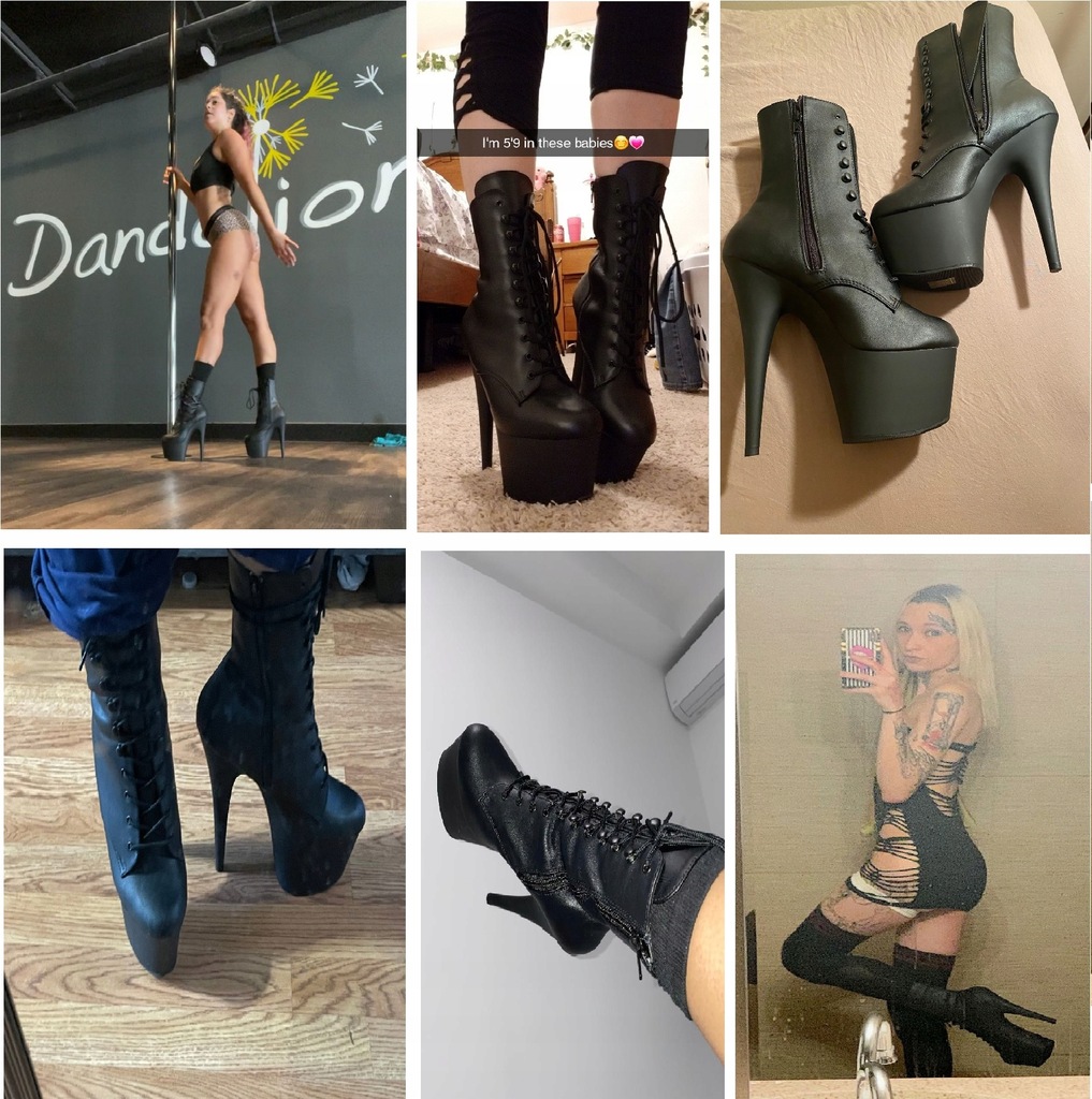 Купить EROTIC HEELS Туфли для танца на пилоне, ЧЕРНЫЕ, размер 35 ...