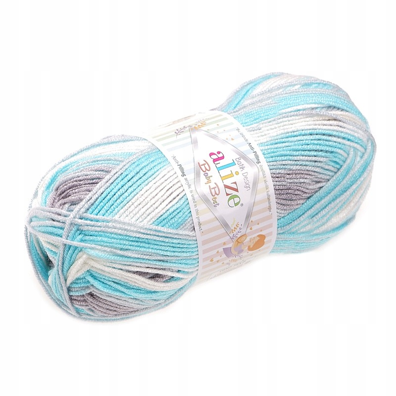 Włóczka Alize Baby Best Batik, 7264