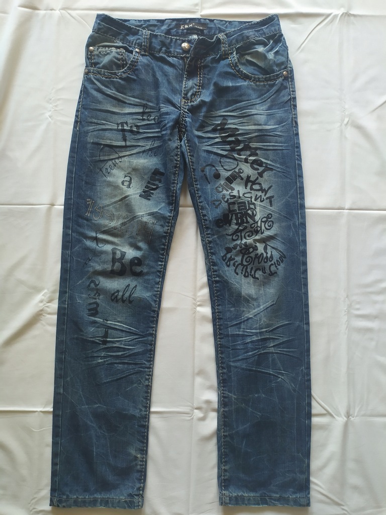 KOSMO LUPO Jeans Spodnie Jeansy Rozmiar 32