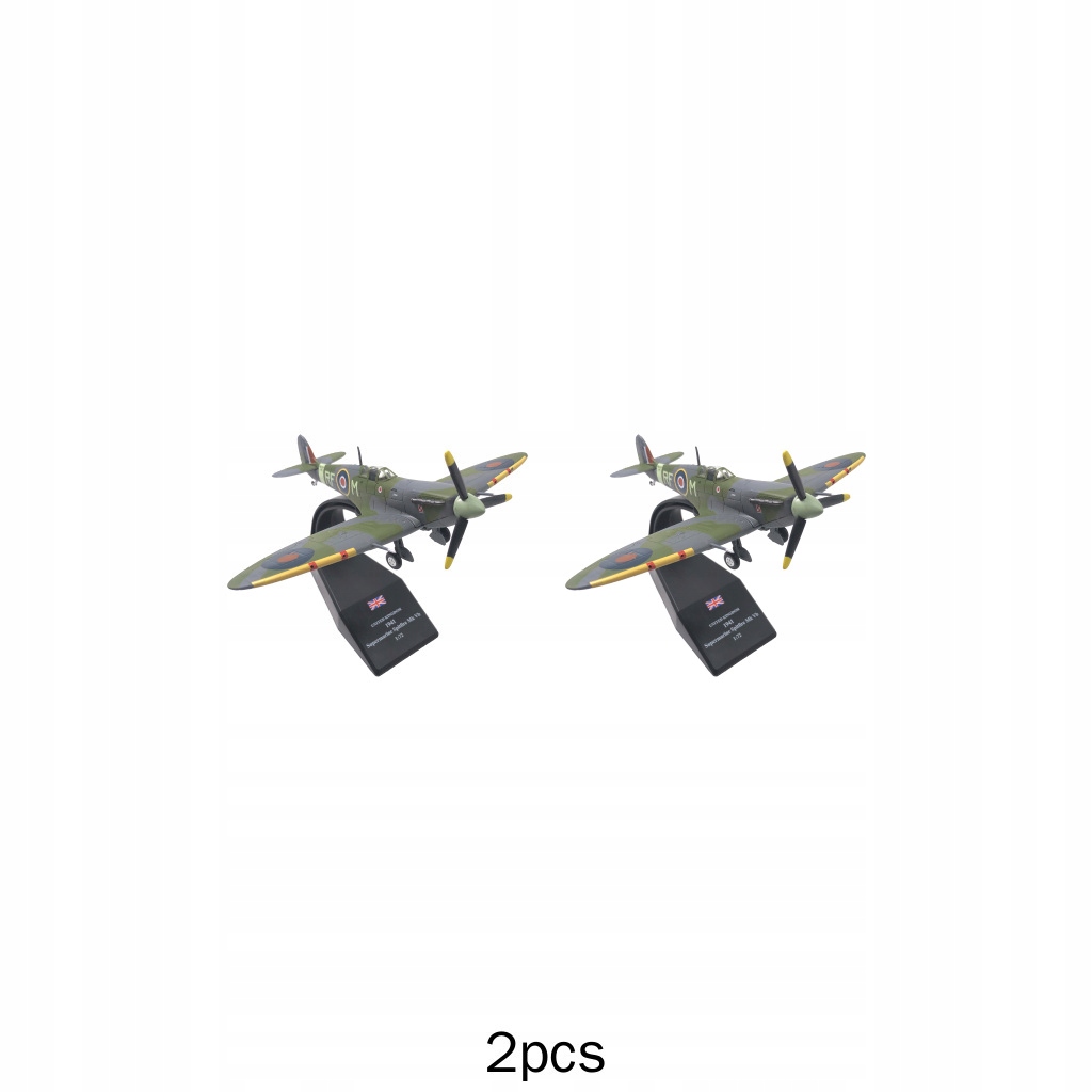 2x Jednoczęściowy model myśliwca 1:72