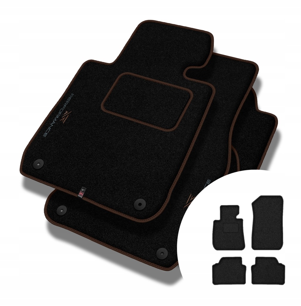 Dywaniki welurowe PERFORMANCE do BMW Seria 3 E92 2006-2011