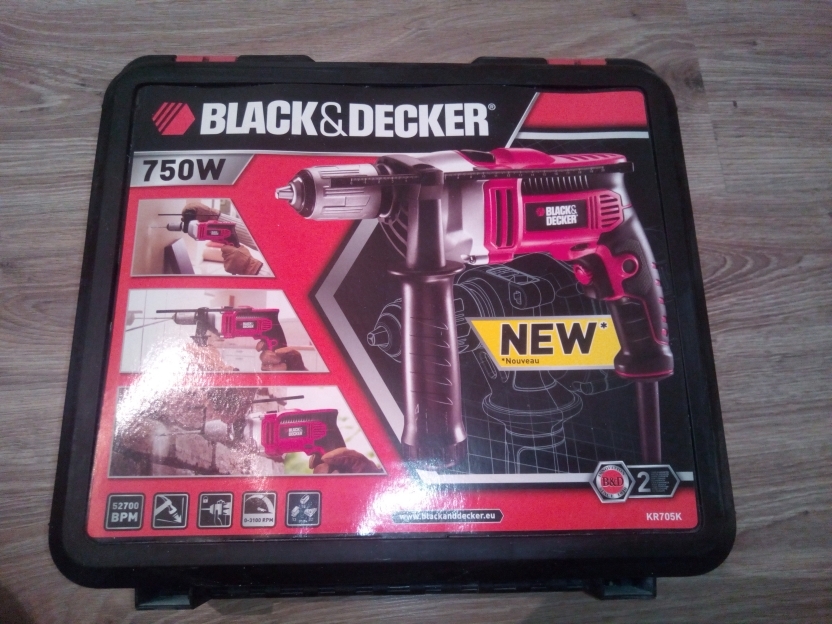 WIERTARKA UDAROWA Black & Decker KR705K 750W