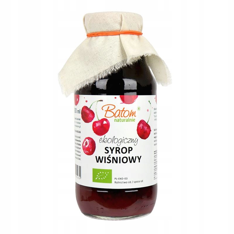 SYROP WIŚNIOWY BIO 330 ml - BATOM