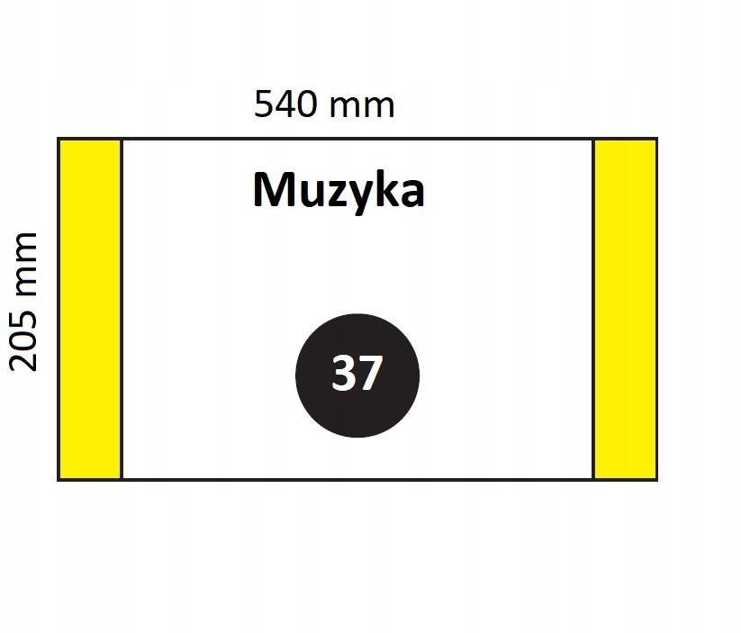 Okładka na podr do muzyki krótka NR 37 (20szt)