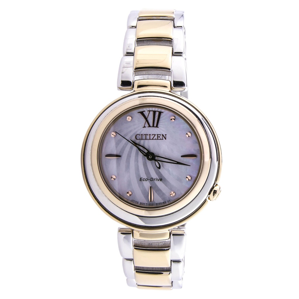 CITIZEN EM0335-51D ECO-DRIVE szafir cyrkonie