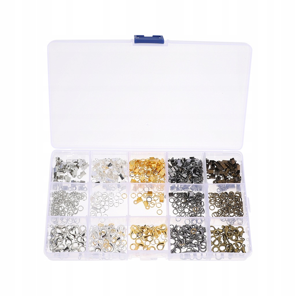 1 Box of Jewelry Findings Kit Lobsters Clasps Jewe