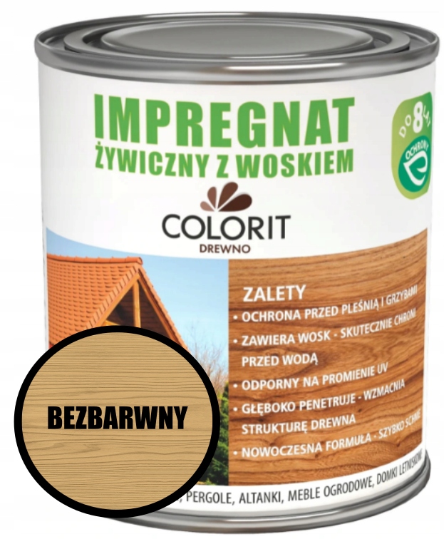 IMPREGNAT ŻYWICZNY Z WOSKIEM BEZBARWNY COLORIT 2,5 L