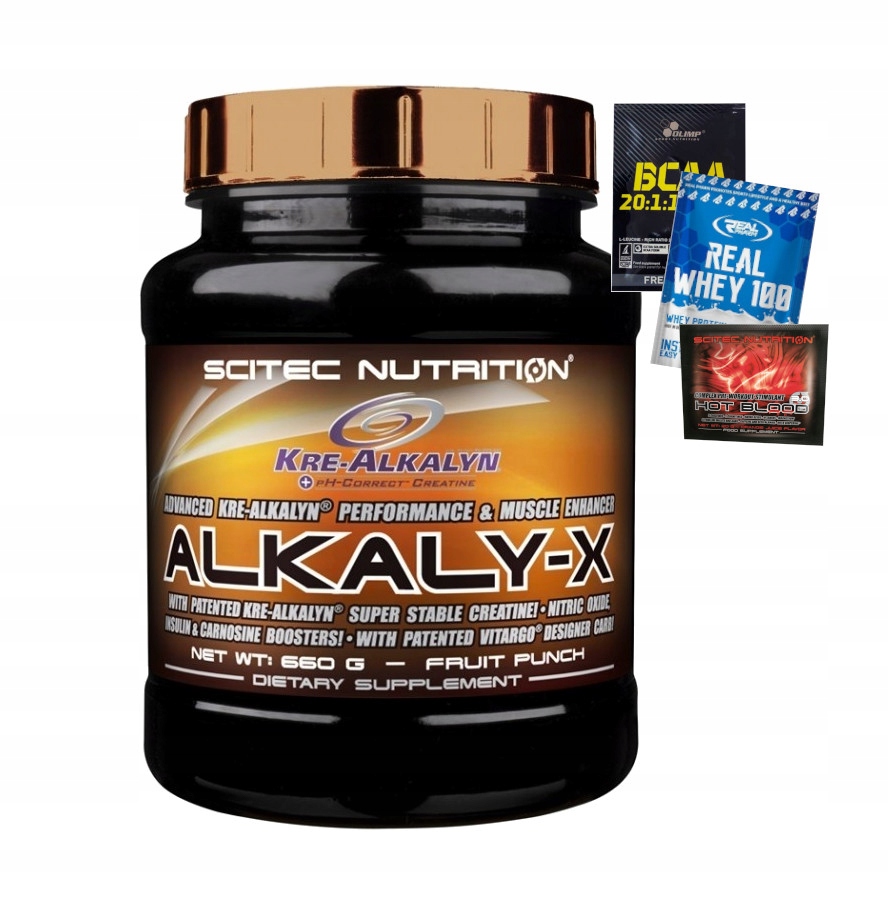 Scitec Alkaly-X 660g RASPBERRY LEMONADE KREATYNA